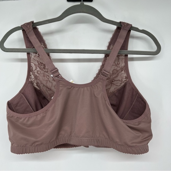 NWT DELIMIRA Front Closure Bra Full Coverage Wirefree Lace - Picture 6 of 7